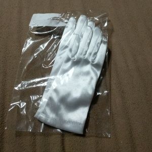 Small white gloves